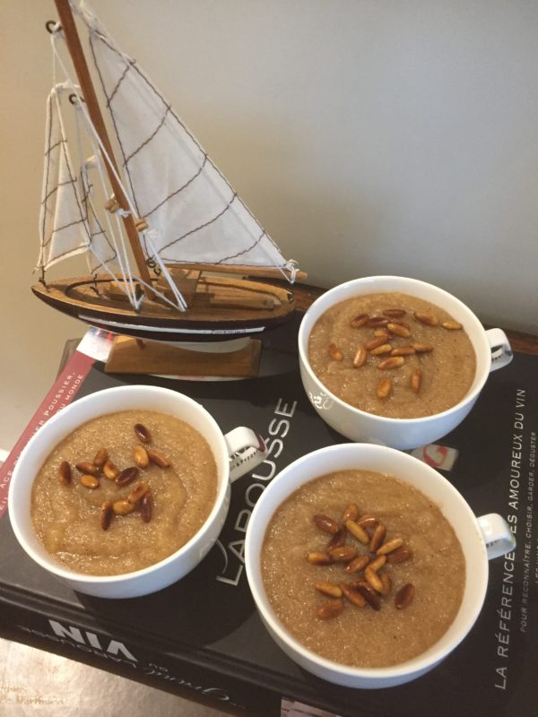 Mamounieh - Semolina Pudding